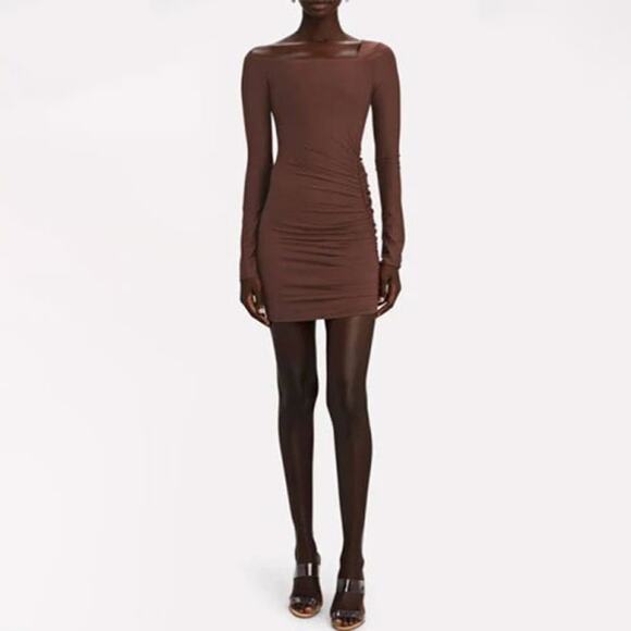 Alix NYC Chambers One-Shoulder Ruched Dress - Size S - Picture 1 of 7
